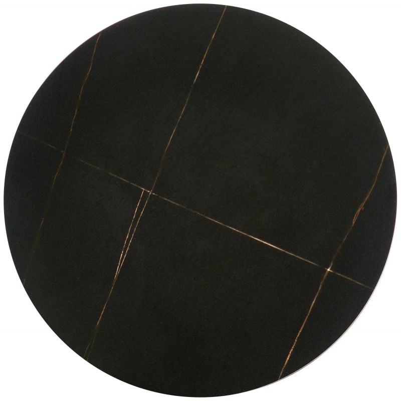 VERDE  ława czarny marmur / czarny