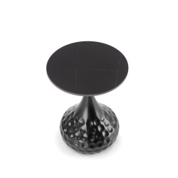 VERDE  ława czarny marmur / czarny VERDE  ława czarny marmur / czarny