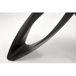 HILARIO stół rozkładany, blat - czarny marmur, nogi - czarny HILARIO stół rozkładany, blat - czarny marmur, nogi - czarny