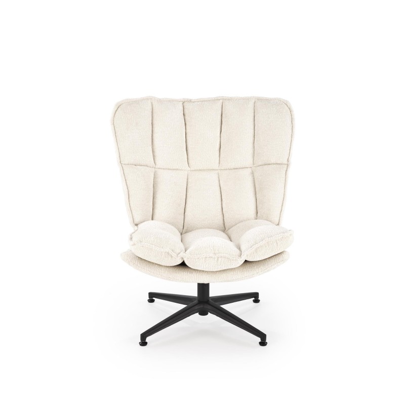 FOFANA fotel wypoczynkowy kremowy