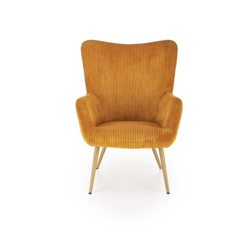 AMARO fotel wypoczynkowy, musztardowy