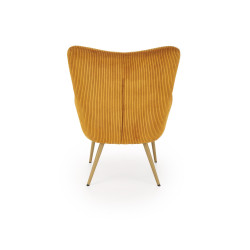 AMARO fotel wypoczynkowy, musztardowy