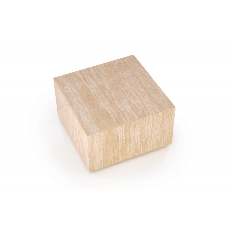 TRAVERTINO KWADRAT ława, trawertyn