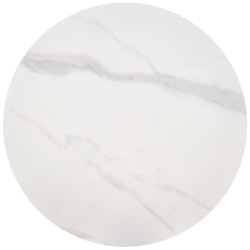 TALBI  ława biały marmur / biały / złoty TALBI  ława biały marmur / biały / złoty