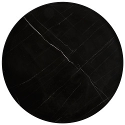 JULIETA zestaw 2 ław, czarny marmur / czarny JULIETA zestaw 2 ław, czarny marmur / czarny