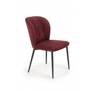 K399 krzesło bordowy (1p 2szt)
