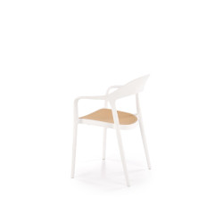 K530 krzesło biały / naturalny