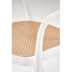 K530 krzesło biały / naturalny