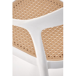 K530 krzesło biały / naturalny