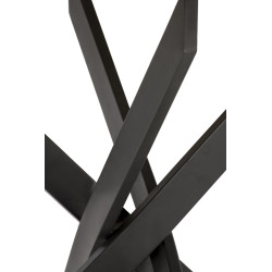 EDGAR stół, blat - dąb złoty, nogi - czarny EDGAR stół, blat - dąb złoty, nogi - czarny