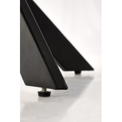 EDGAR stół, blat - dąb złoty, nogi - czarny EDGAR stół, blat - dąb złoty, nogi - czarny