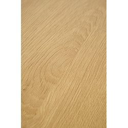 EDGAR stół, blat - dąb złoty, nogi - czarny EDGAR stół, blat - dąb złoty, nogi - czarny