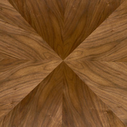 DANILO stół okrągły, blat - orzechowy, nogi - czarny DANILO stół okrągły, blat - orzechowy, nogi - czarny