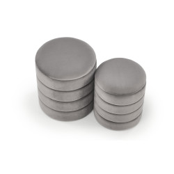 PACHO zestaw 2 puf, popielaty