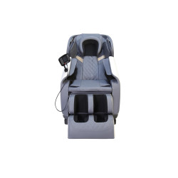 SOLARIA  fotel wypoczynkowy z funkcją masażu i podgrzewania, kremowy / popielaty