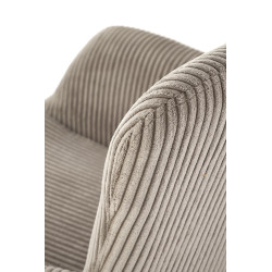 BELMIRO fotel wypoczynkowy z funkcją kołyski, popielaty