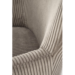 BELMIRO fotel wypoczynkowy z funkcją kołyski, popielaty