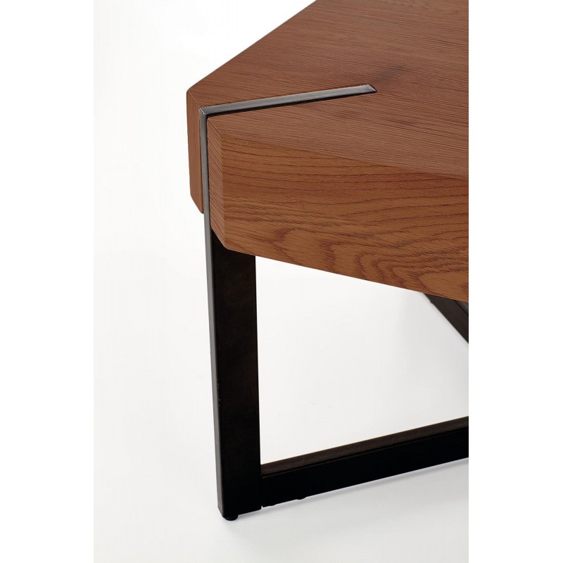 LAVIDA ława orzechowy / czarny