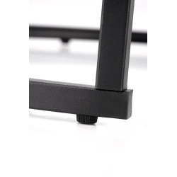 JAVA zestaw 2 ław, czarny marmur / czarny JAVA zestaw 2 ław, czarny marmur / czarny