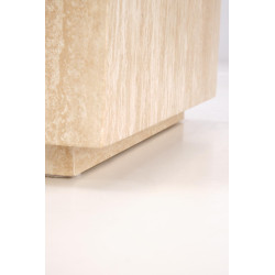 TRAVERTINO_S KWADRAT ława, trawertyn TRAVERTINO_S KWADRAT ława, trawertyn