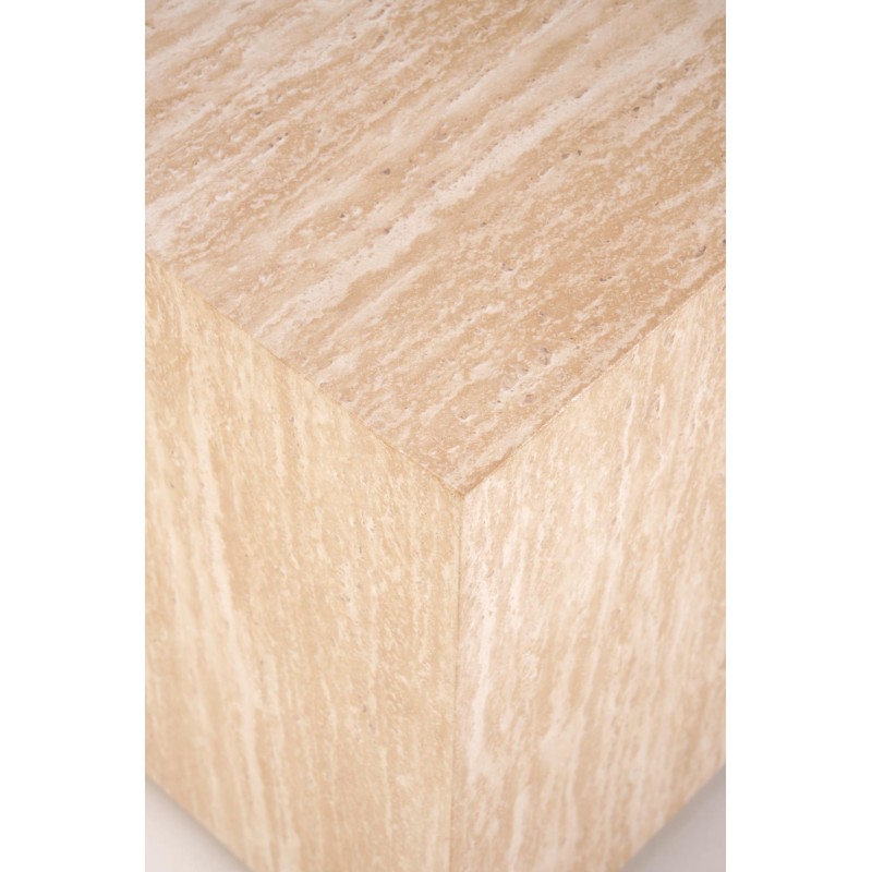 TRAVERTINO_S KWADRAT ława, trawertyn