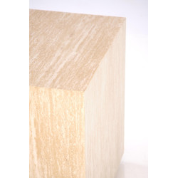 TRAVERTINO_S KWADRAT ława, trawertyn TRAVERTINO_S KWADRAT ława, trawertyn