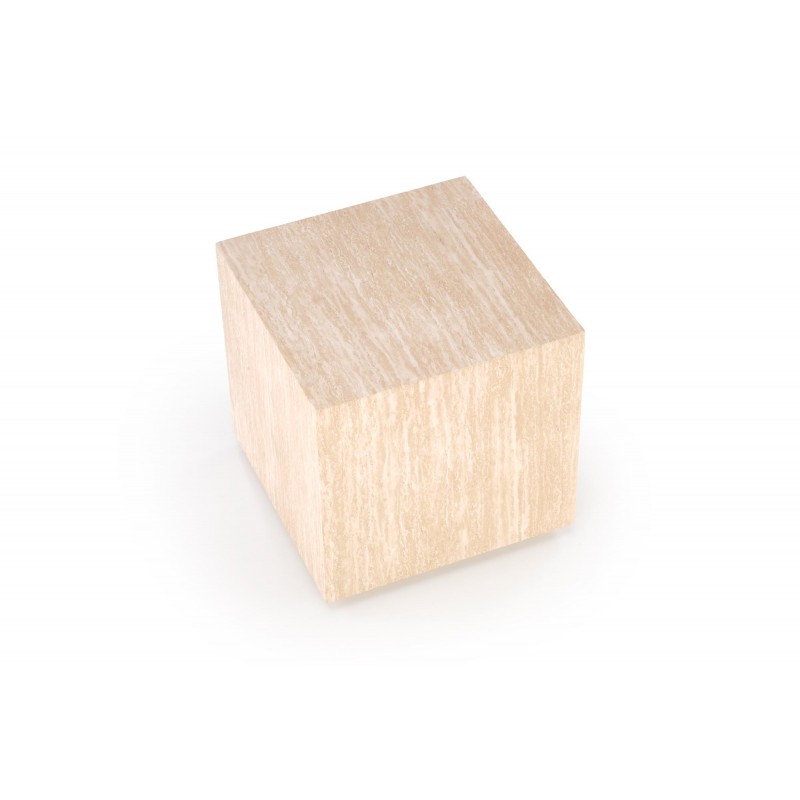 TRAVERTINO_S KWADRAT ława, trawertyn