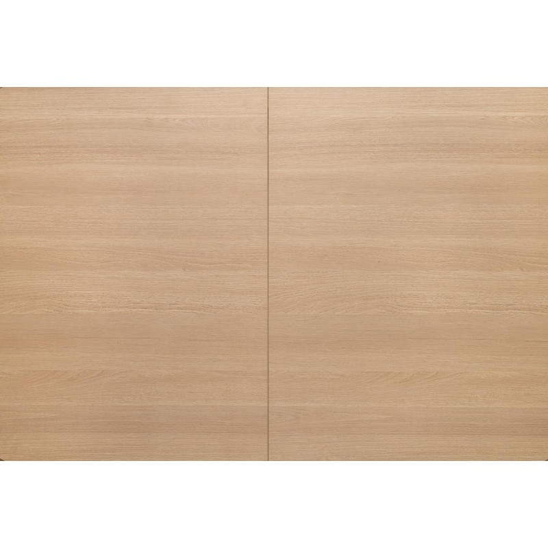 GIACOMO stół rozkładany, blat - naturalny, noga - czarny