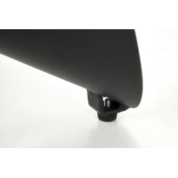 GIOVANI stół okrągły, blat - zielony marmur, nogi - czarny GIOVANI stół okrągły, blat - zielony marmur, nogi - czarny