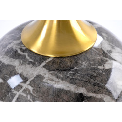 ROSA ława biały marmur / popielaty marmur / złoty ROSA ława biały marmur / popielaty marmur / złoty