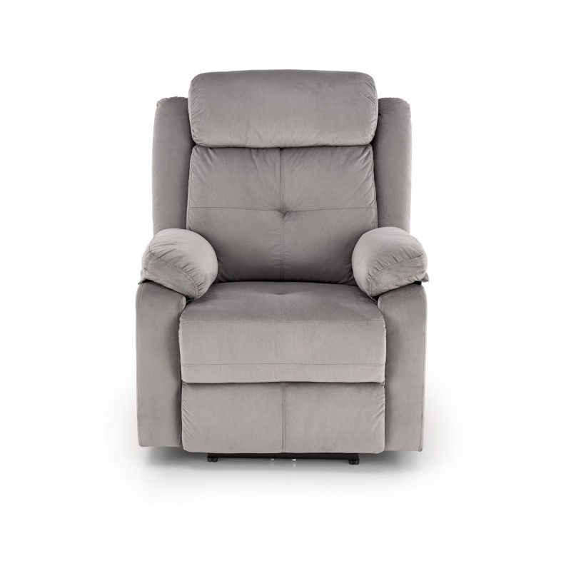 LORIS fotel wypoczynkowy popielaty