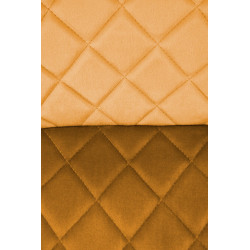 Krzesło tapicerowane Porto musztardowe/czarne nogi Krzesło tapicerowane Porto musztardowe/czarne nogi