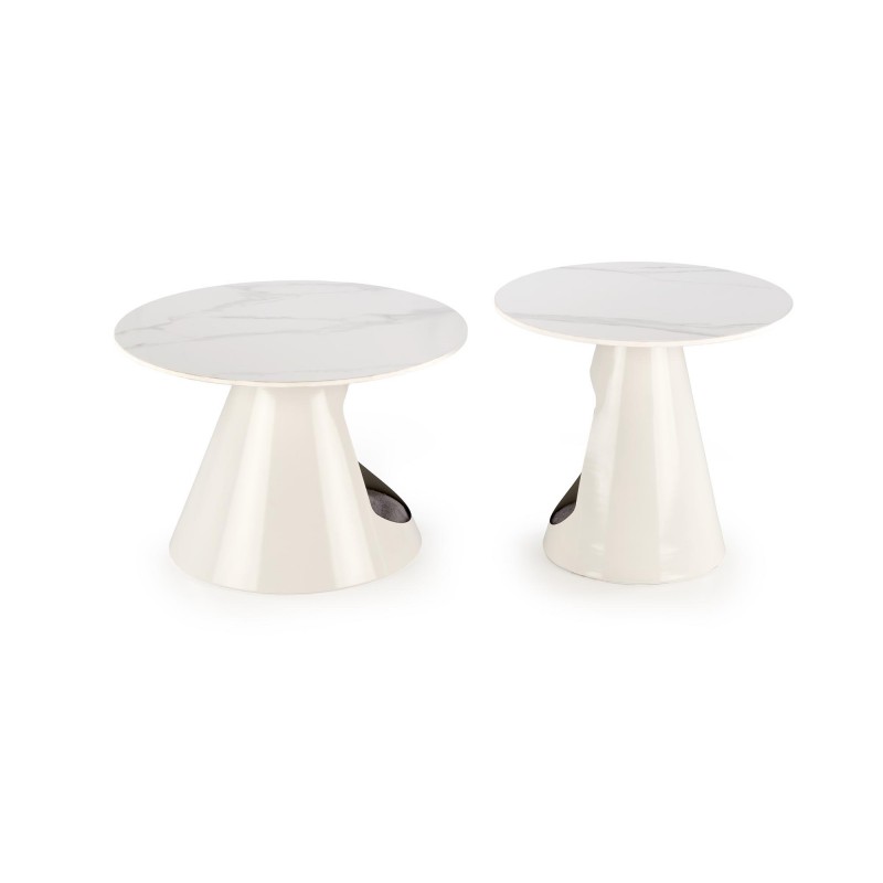 OSARIO ława biały marmur / biały