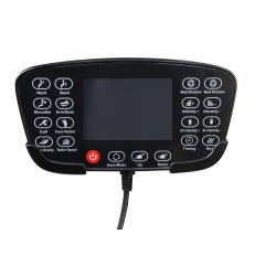 SOLARIA fotel wypoczynkowy z funkcją masażu i podgrzewania, czarny SOLARIA fotel wypoczynkowy z funkcją masażu i podgrzewania, czarny