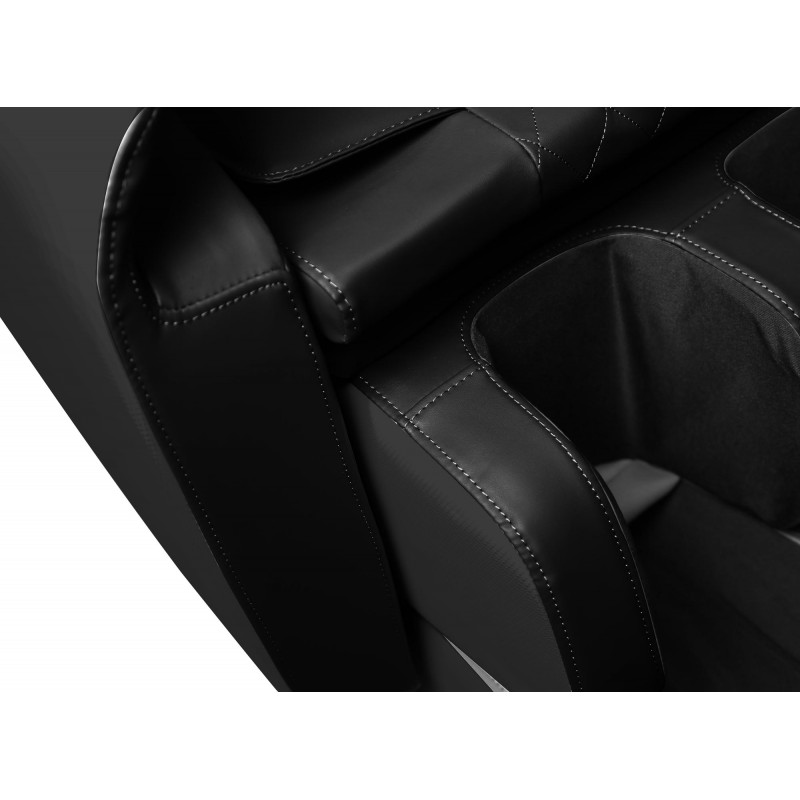 SOLARIA  fotel wypoczynkowy z funkcją masażu i podgrzewania, czarny