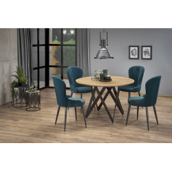 MOZAMBIK stół, blat - dab złoty, stelaż - czarny (2p 1szt) MOZAMBIK stół, blat - dab złoty, stelaż - czarny (2p 1szt)