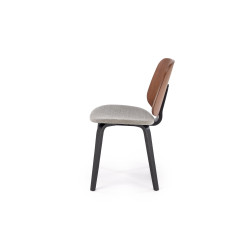 K563 krzesło orzechowy / popielaty / czarny K563 krzesło orzechowy / popielaty / czarny