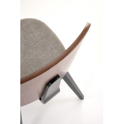 K563 krzesło orzechowy / popielaty / czarny K563 krzesło orzechowy / popielaty / czarny