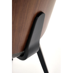 K563 krzesło orzechowy / popielaty / czarny K563 krzesło orzechowy / popielaty / czarny