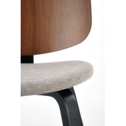 K563 krzesło orzechowy / popielaty / czarny K563 krzesło orzechowy / popielaty / czarny