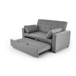 PAULINIO sofa rozkładana, popielaty