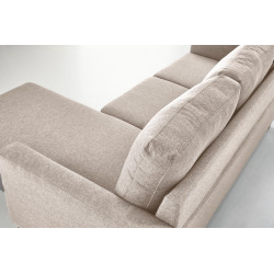 GERSON sofa z podnóżkiem, beżowy
