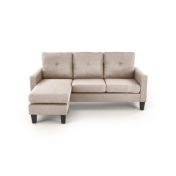 GERSON sofa z podnóżkiem, beżowy