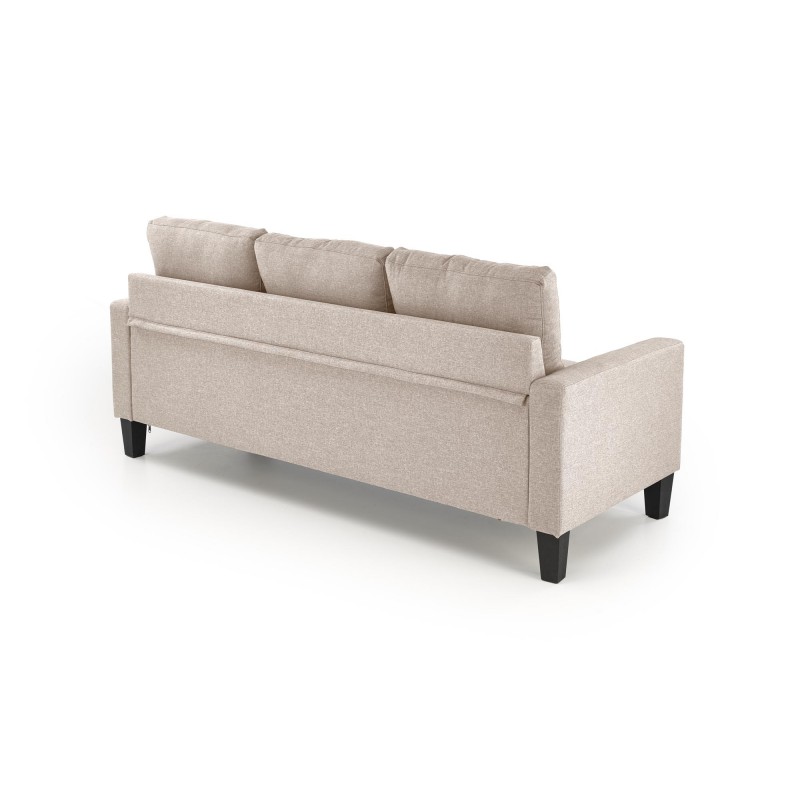 GERSON sofa z podnóżkiem, beżowy