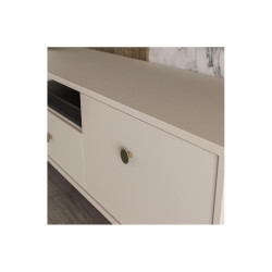 Komoda 168,4cm Salvatrice Meble Forte piaskowy/złote nogi