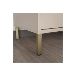 Komoda 168,4cm Salvatrice Meble Forte piaskowy/złote nogi