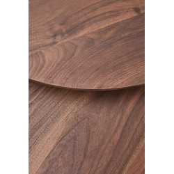 JAVA zestaw 2 ław, orzechowy / czarny