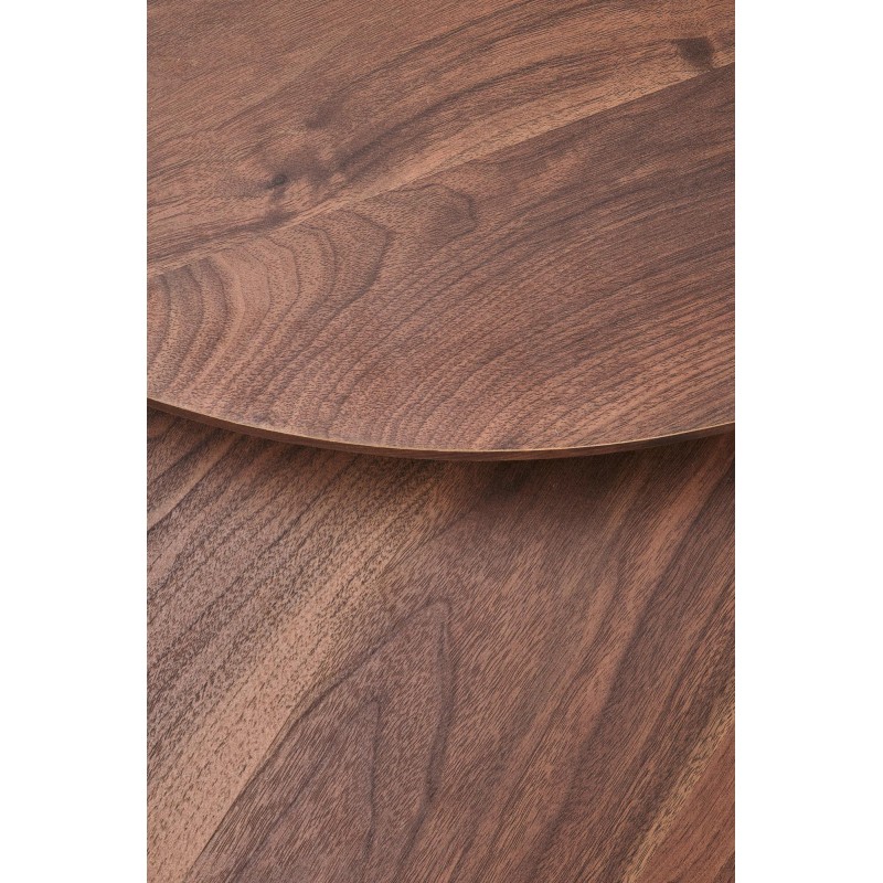 JAVA zestaw 2 ław, orzechowy / czarny