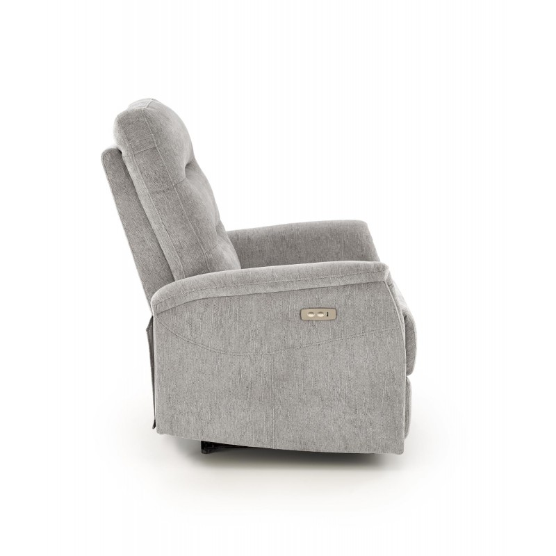 JAMAL fotel wypoczynkowy popielaty