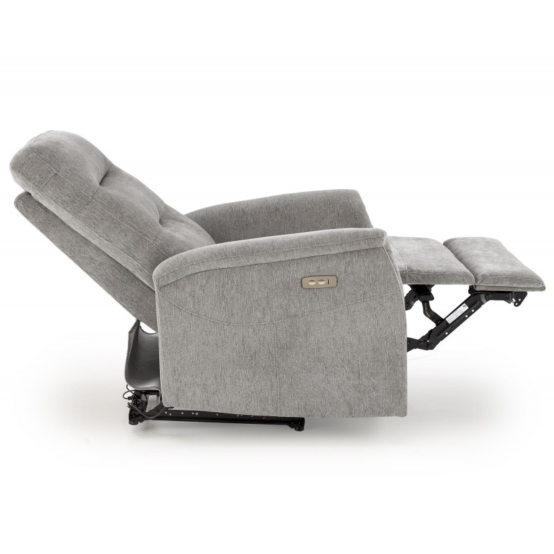 JAMAL fotel wypoczynkowy popielaty